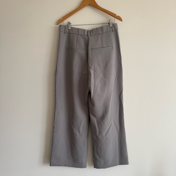 Abercrombie & Fitch | Gray Tailored Wide-Leg Pants ~ US 12 Short - Picture 9 of 9
